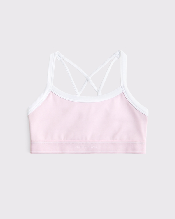 ypb sports bra, Light Pink view 1