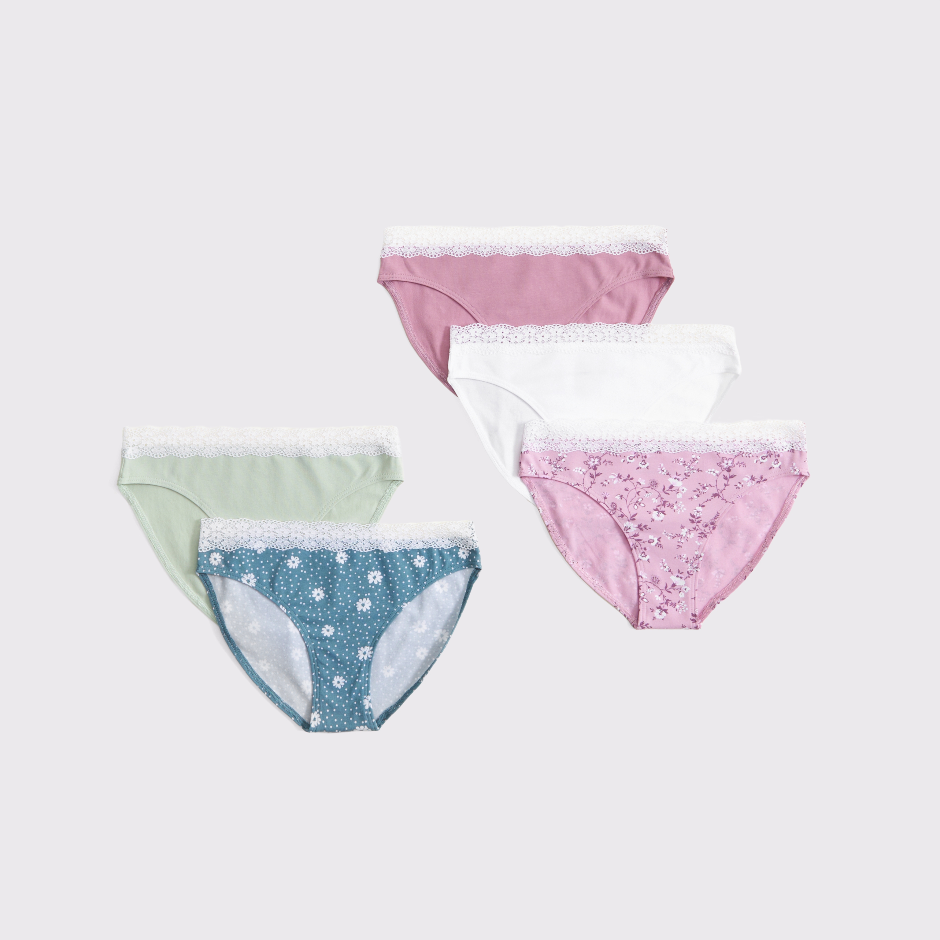 Abercrombie & Fitch Kids' 5-pack Bikini Briefs In Multi