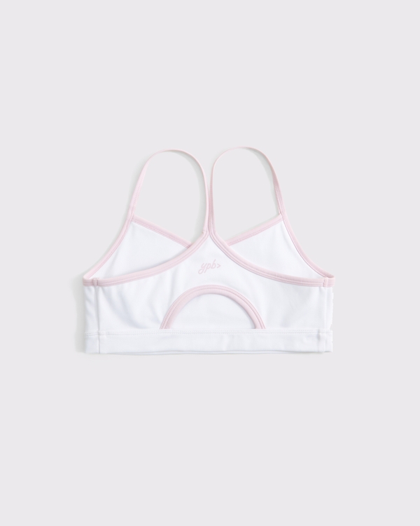 ypb cinched sports bra, White view 2