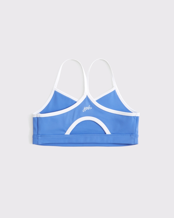 ypb cinched sports bra, Dark Periwinkle view 2
