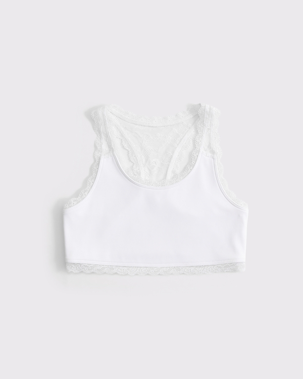 racerback bralette, White view 2