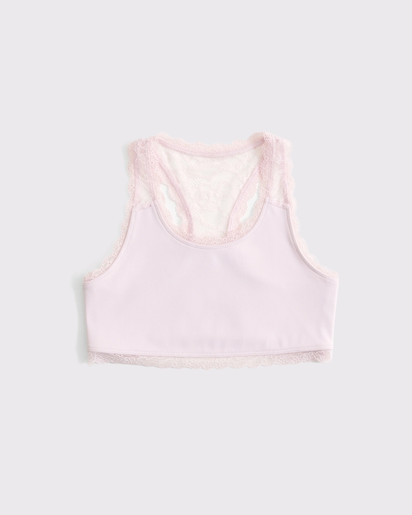 racerback bralette, Light Pink view 1