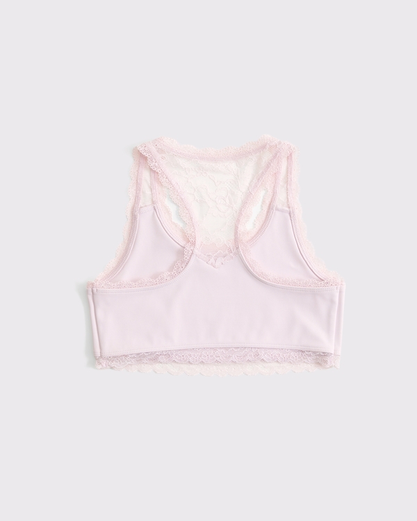 racerback bralette, Light Pink view 2