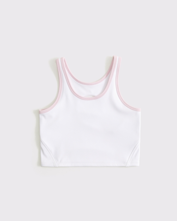 ypb longline sports bra, White view 1