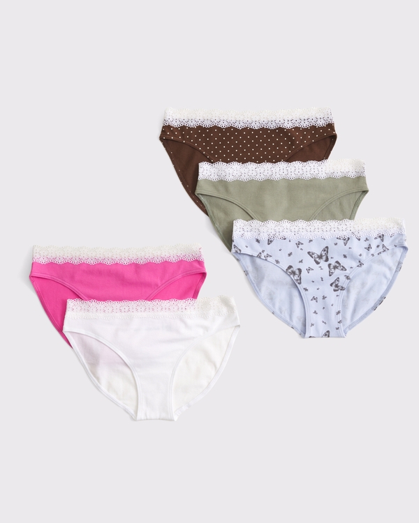 5-pack bikini briefs, White Multipack view 1