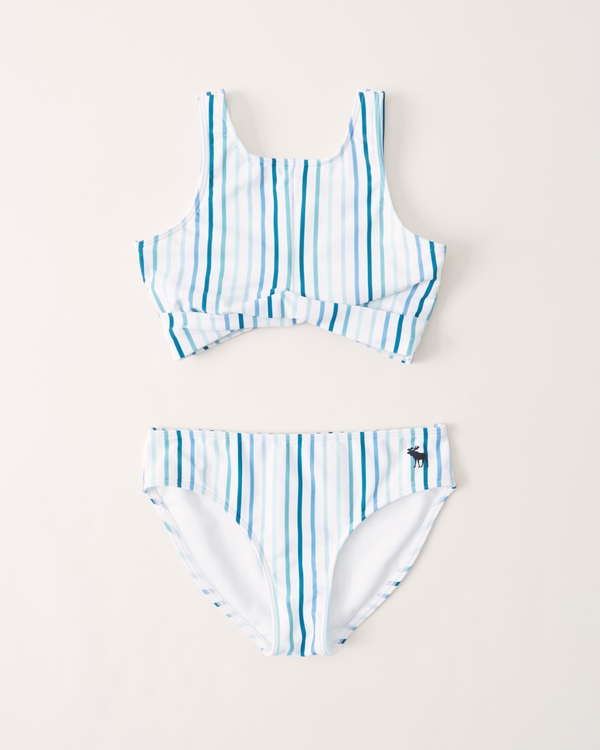 Aureland Bathing Suit for Toddler Girls Two Piece Girls Swimsuit Tankini Set Swimwear Summer Beach Sport