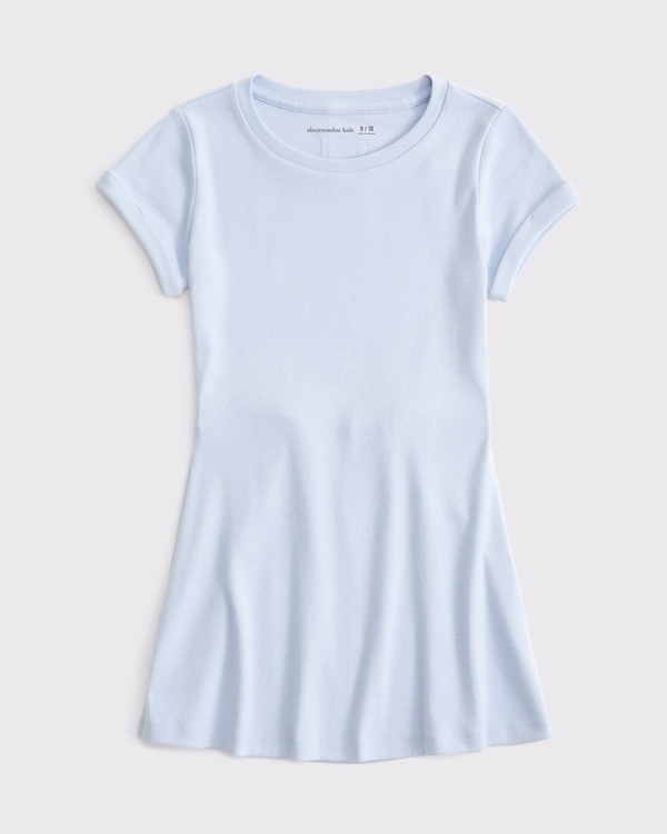 mini dress coveup, Powder Blue view 1