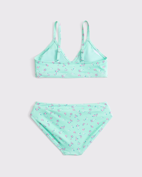 triangle two-piece swimsuit, Mint Pattern view 2