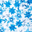 blue floral