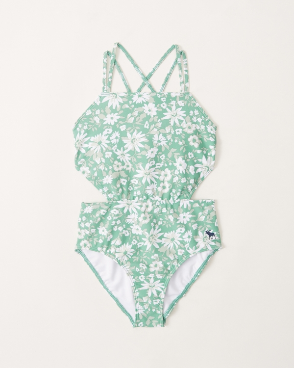 girls one piece swimsuits & bathing suits abercrombie kids