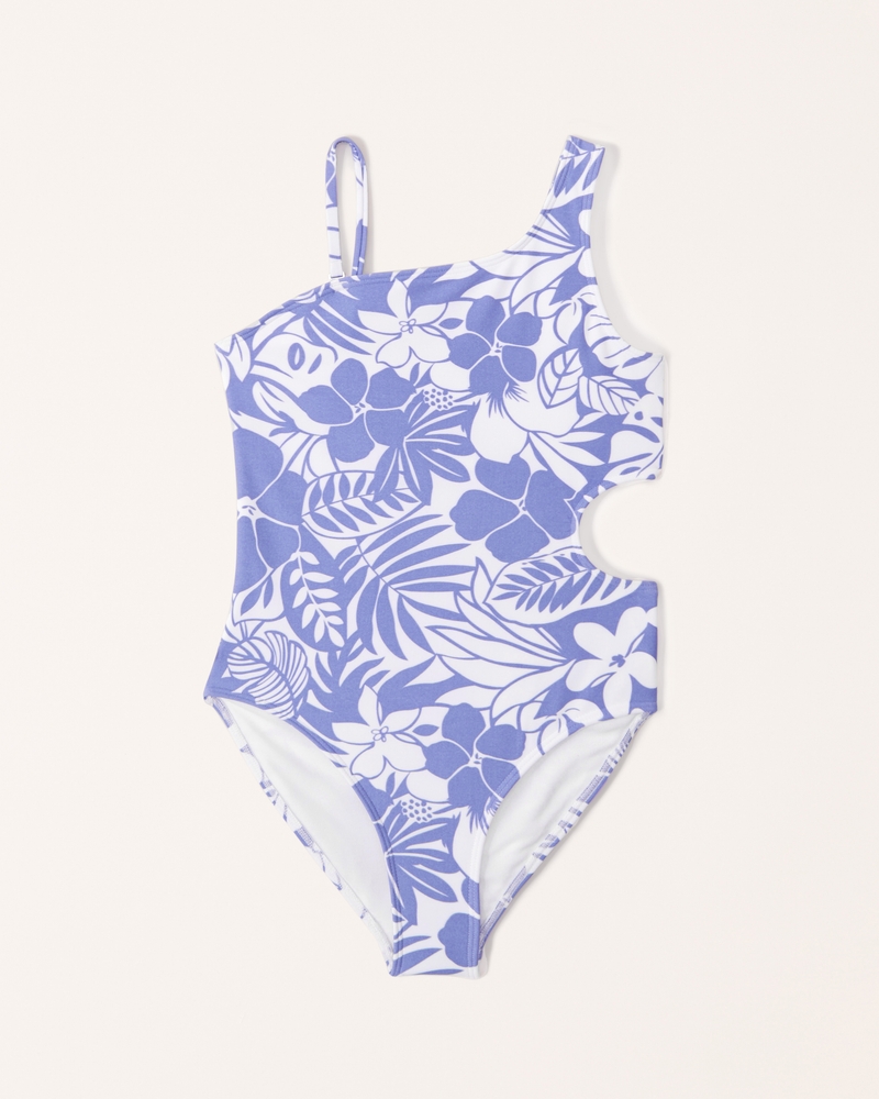 girls asymmetrical cutout onepiece swimsuit girls swimsuits