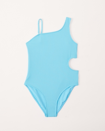 girls asymmetrical cutout onepiece swimsuit girls sale