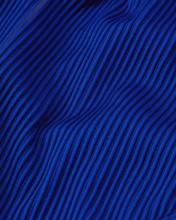 high-neck two-piece swimsuit, Blue view 2