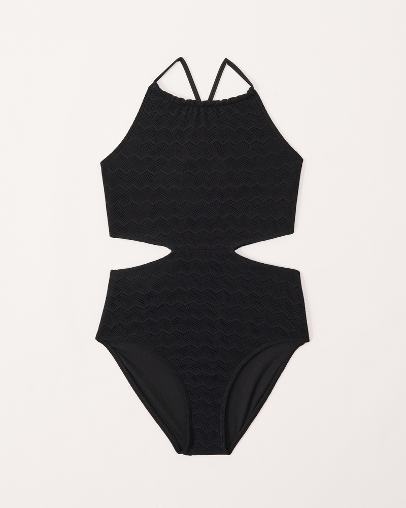 girls highneck cutout onepiece swimsuit girls swimsuits