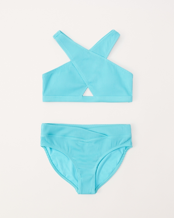 girls' bikinis & two piece swimsuits | abercrombie kids