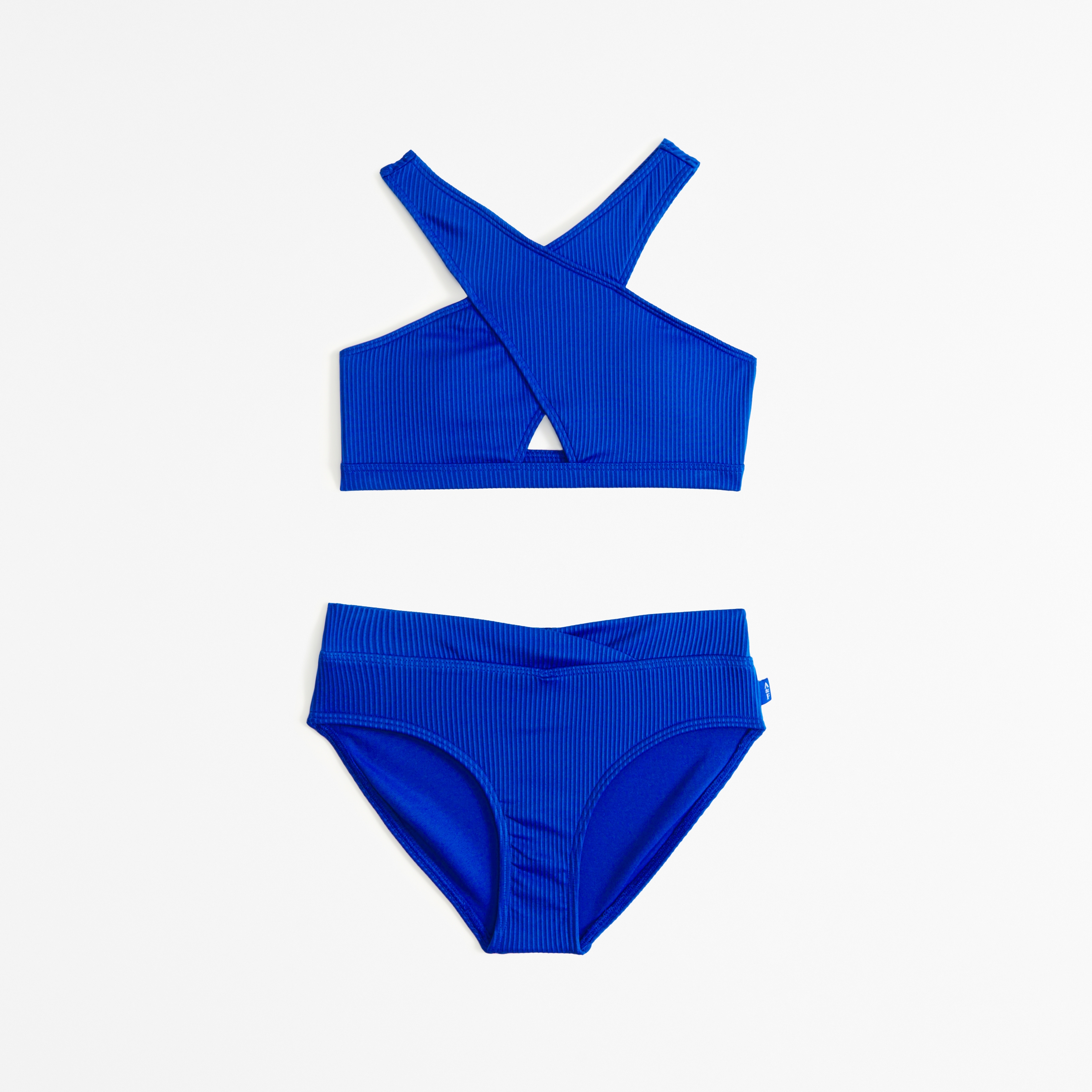 Strapless Swimsuit Huesdet Women's Strapless Bandeau Bikini Set