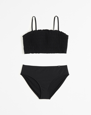 girls smocked two piece swimsuit girls swimsuits Abercrombie
