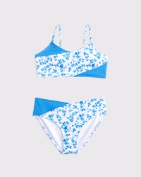 cross-wrap two-piece swimsuit