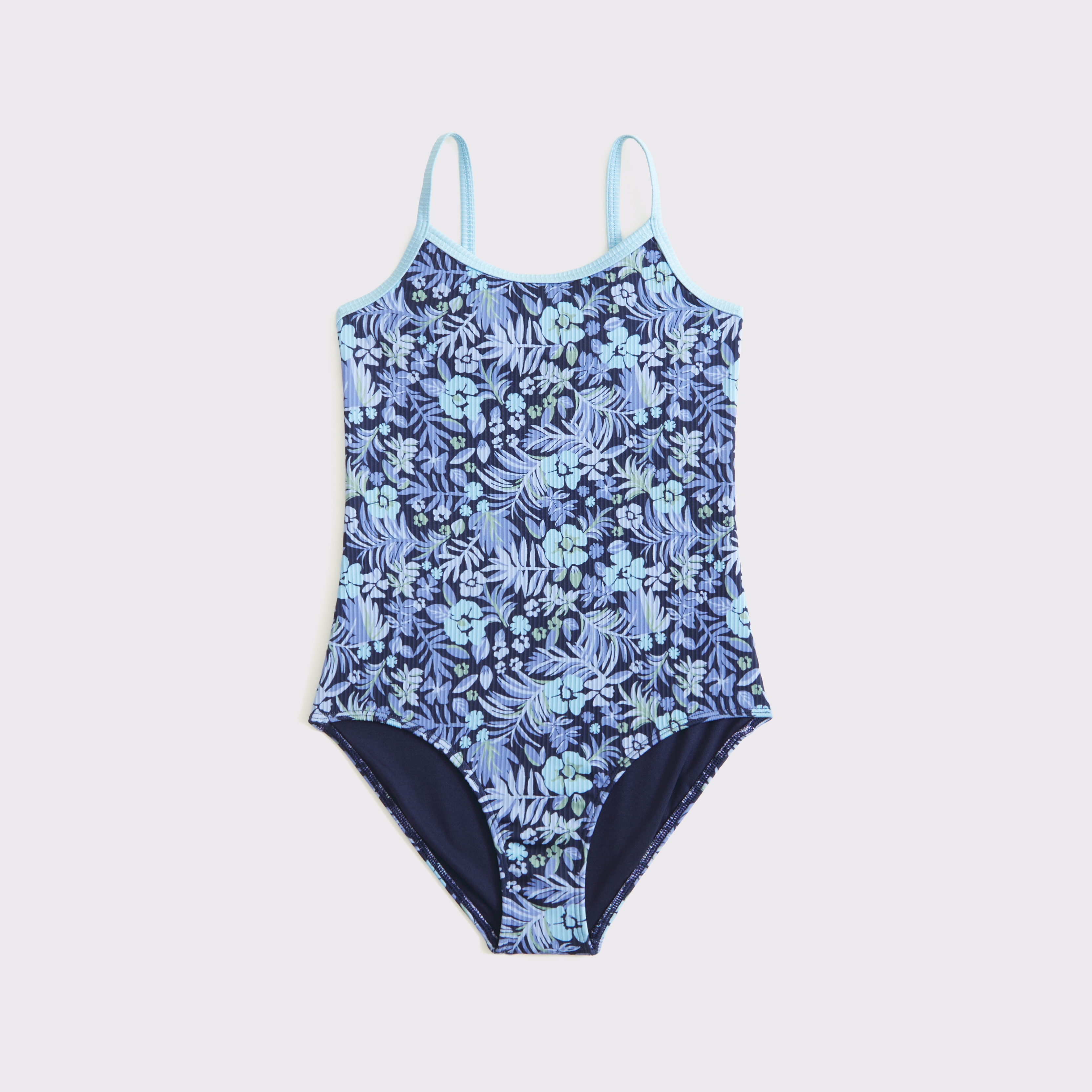 Abercrombie & Fitch Kids' One-piece Swimsuit In Blue