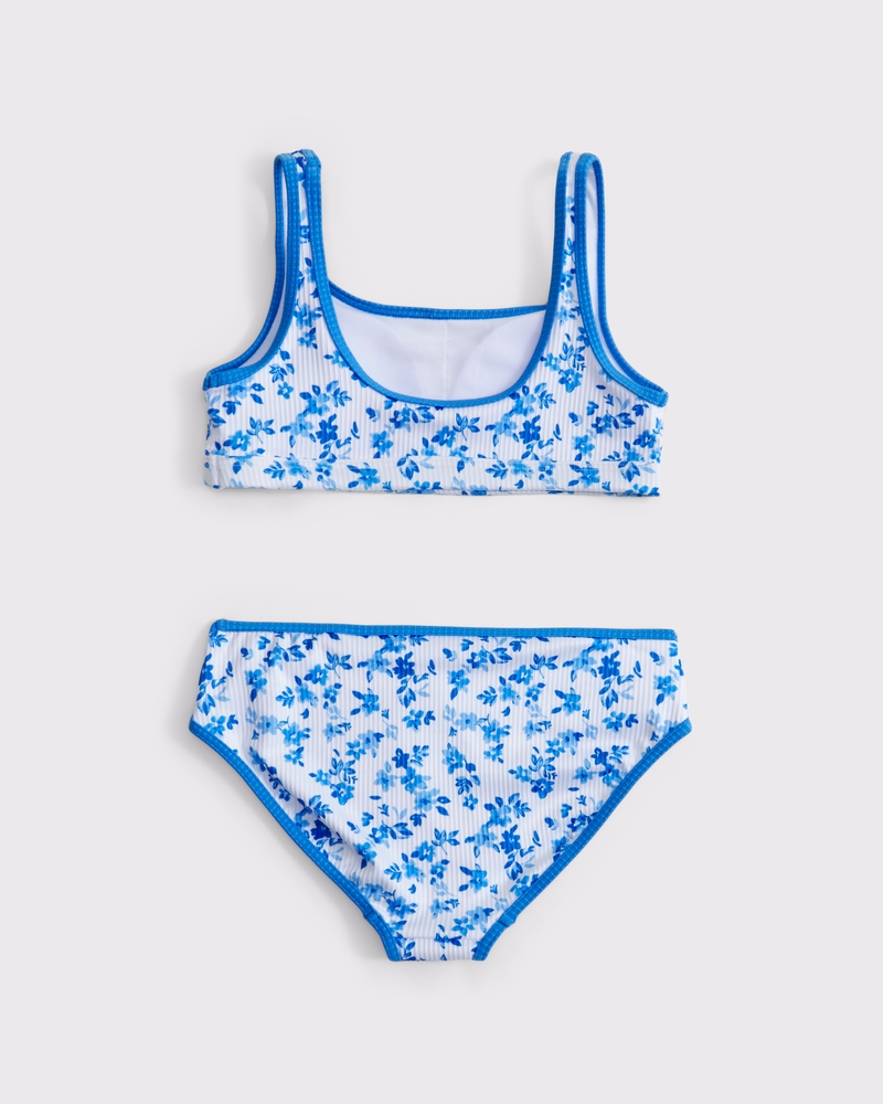 scoopneck two-piece swimsuit