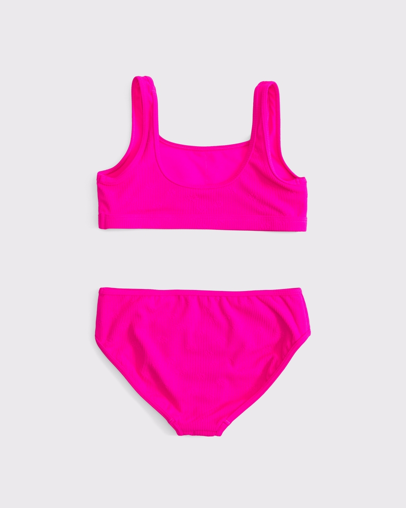 scoopneck two-piece swimsuit