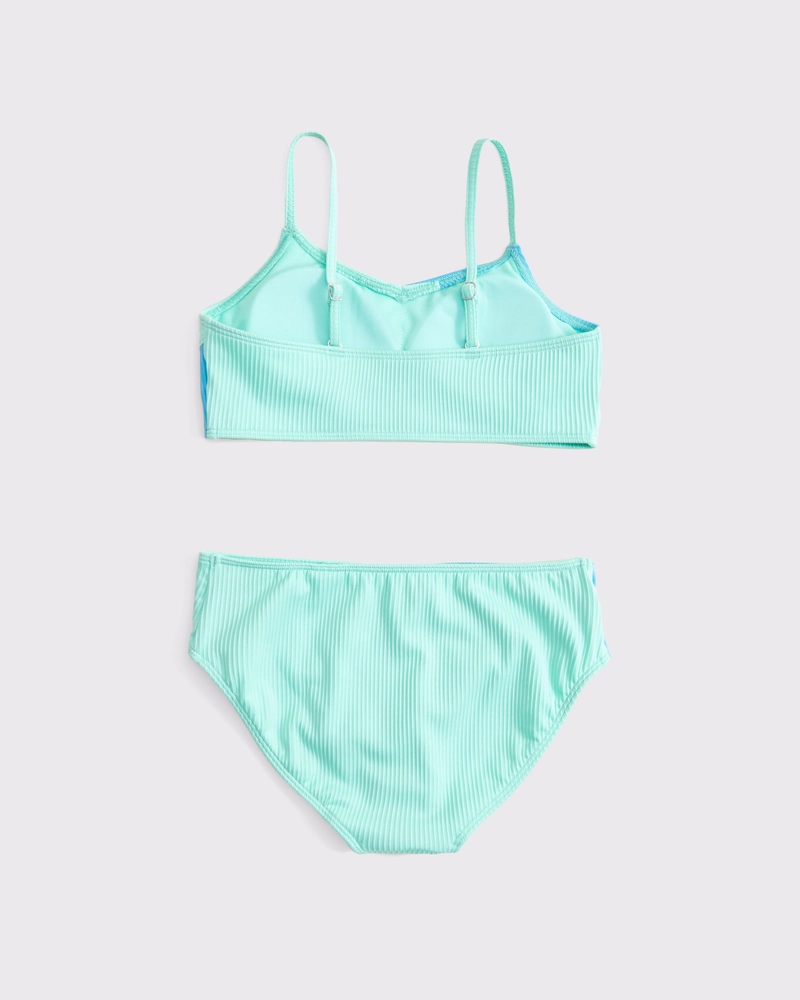 cross-wrap two-piece swimsuit
