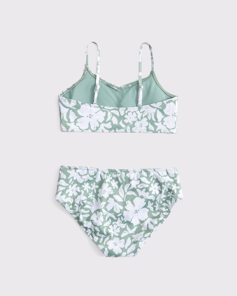 cross-wrap two-piece swimsuit