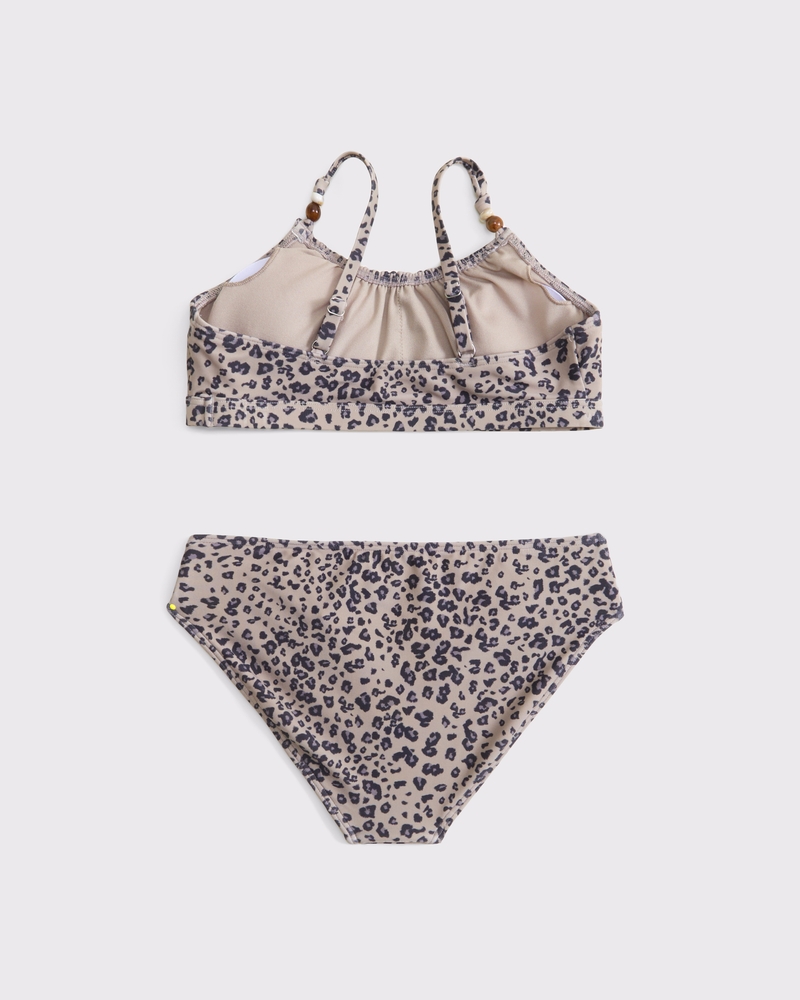 beaded scoopneck two-piece swimsuit