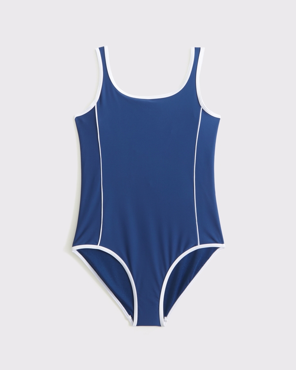 ypb one-piece swimsuit, Navy view 1