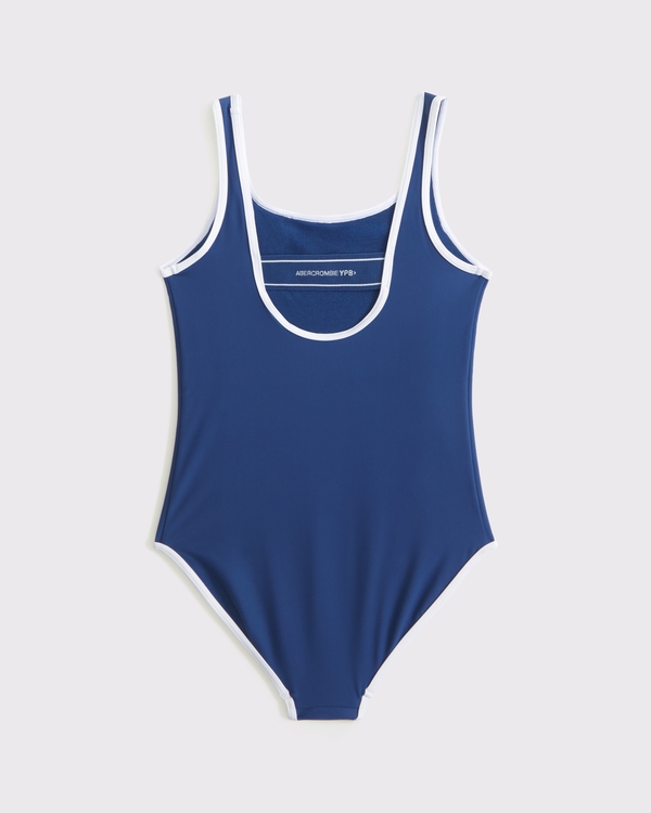 ypb one-piece swimsuit, Navy view 2