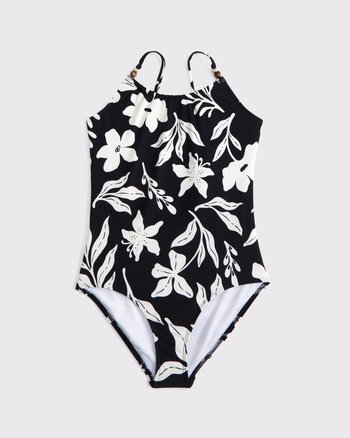 beaded scoopneck one-piece swimsuit from Abercrombie & Fitch - $14.99