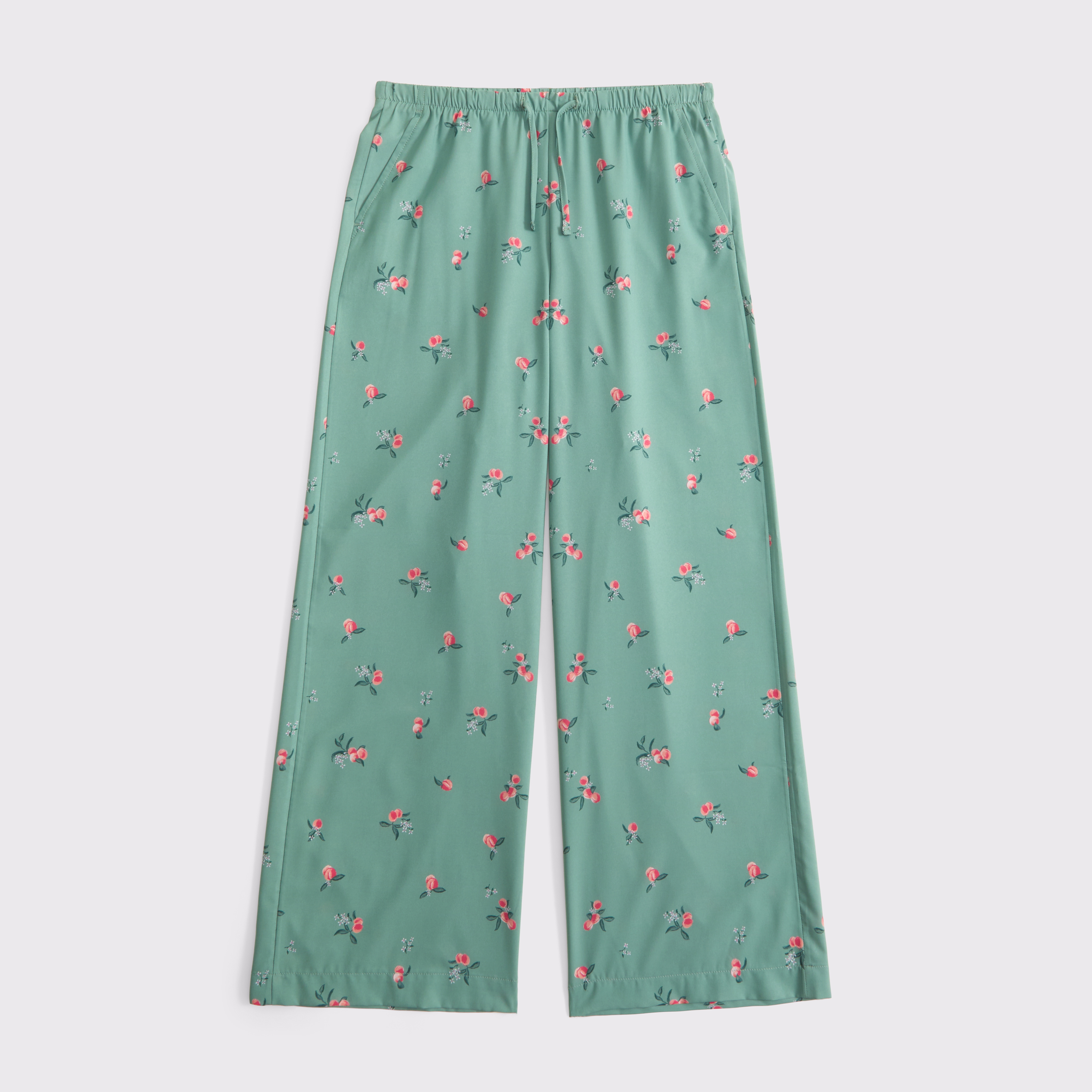 Abercrombie & Fitch Kids' Ultra Wide Leg Coverup Pants In Green