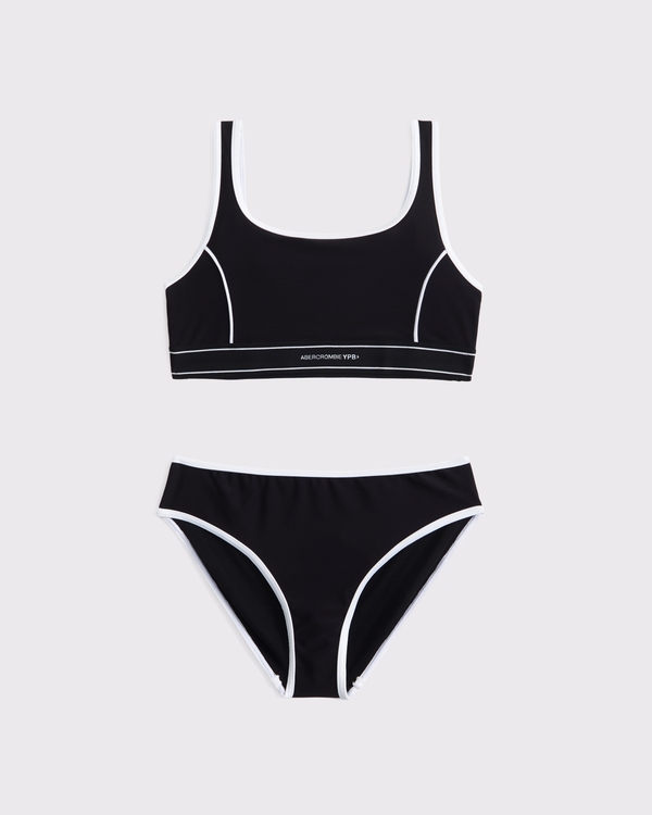 ypb two-piece swimsuit, Black view 1