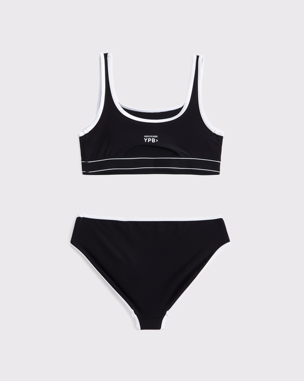 ypb two-piece swimsuit, Black view 2