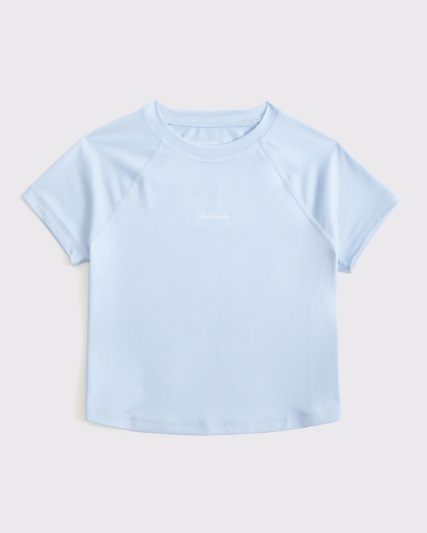 logo rashguard, Light Blue view 1