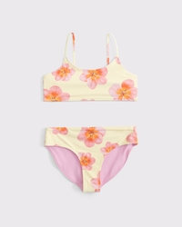 reversible scoopneck two-piece swimsuit