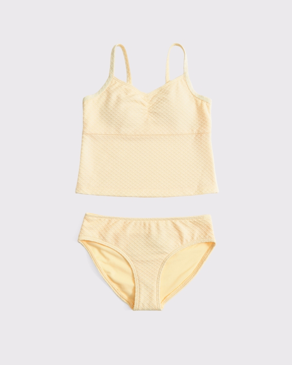 tankini swimsuit, Creamy Yellow view 1