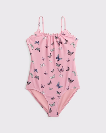 lettuce edge scoopneck one-piece swimsuit from Abercrombie & Fitch - $33.95