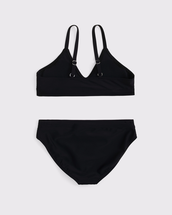 triangle two-piece swimsuit, Black view 2