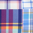 blue plaid