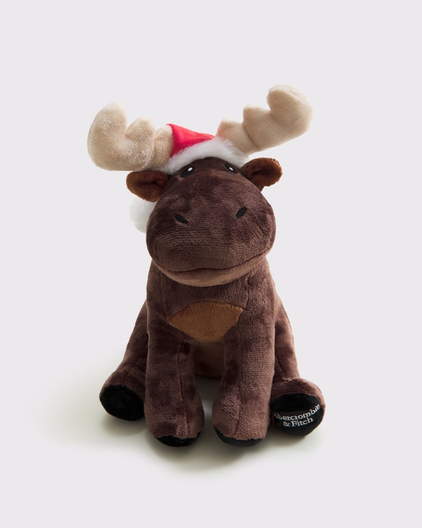 moose plushie, Brown view 1
