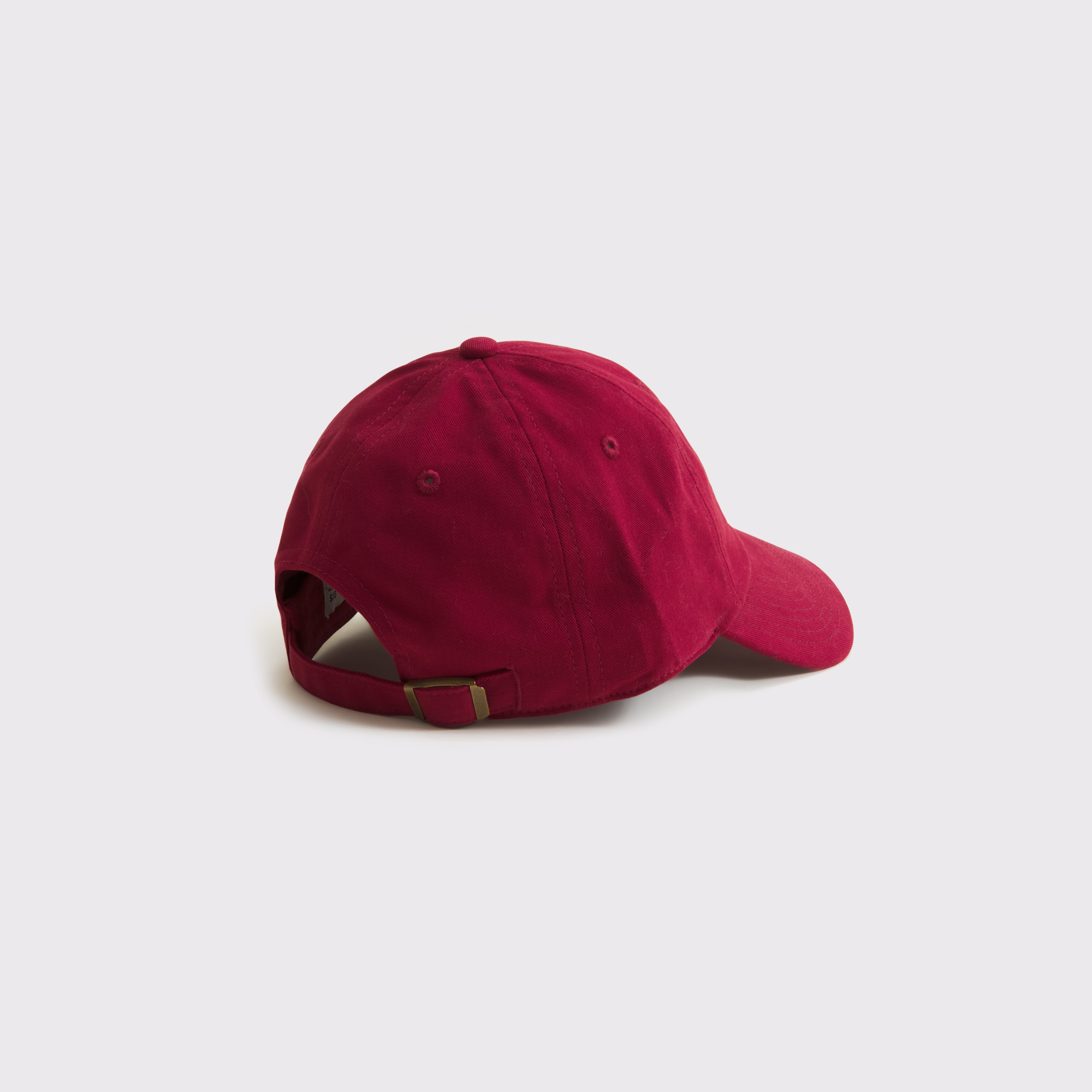 Abercrombie & Fitch Logo Baseball Hat In Red