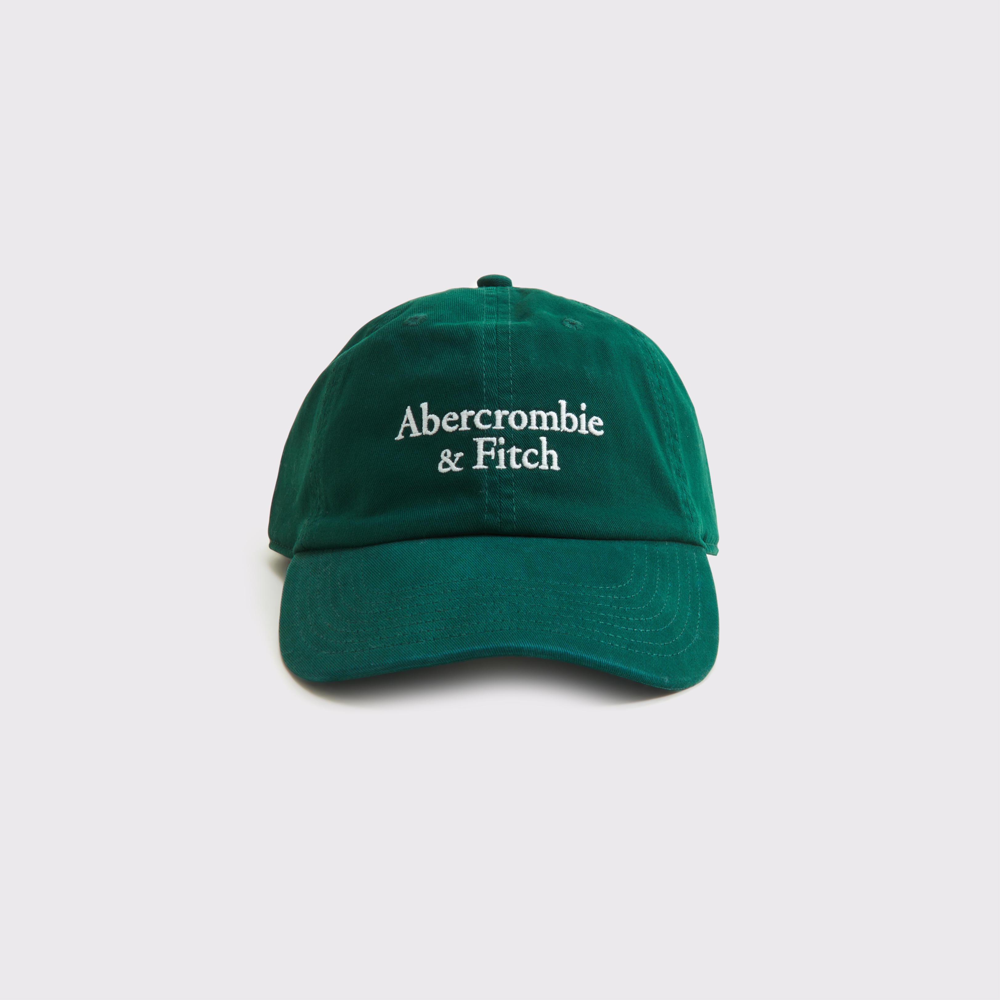 Abercrombie & Fitch Kids' Logo Baseball Hat In Green