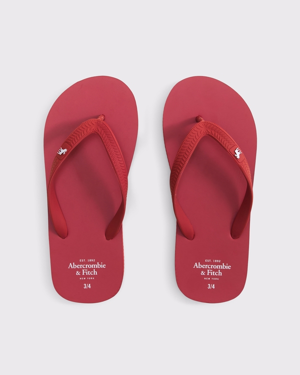 icon flip flops, Red view 1