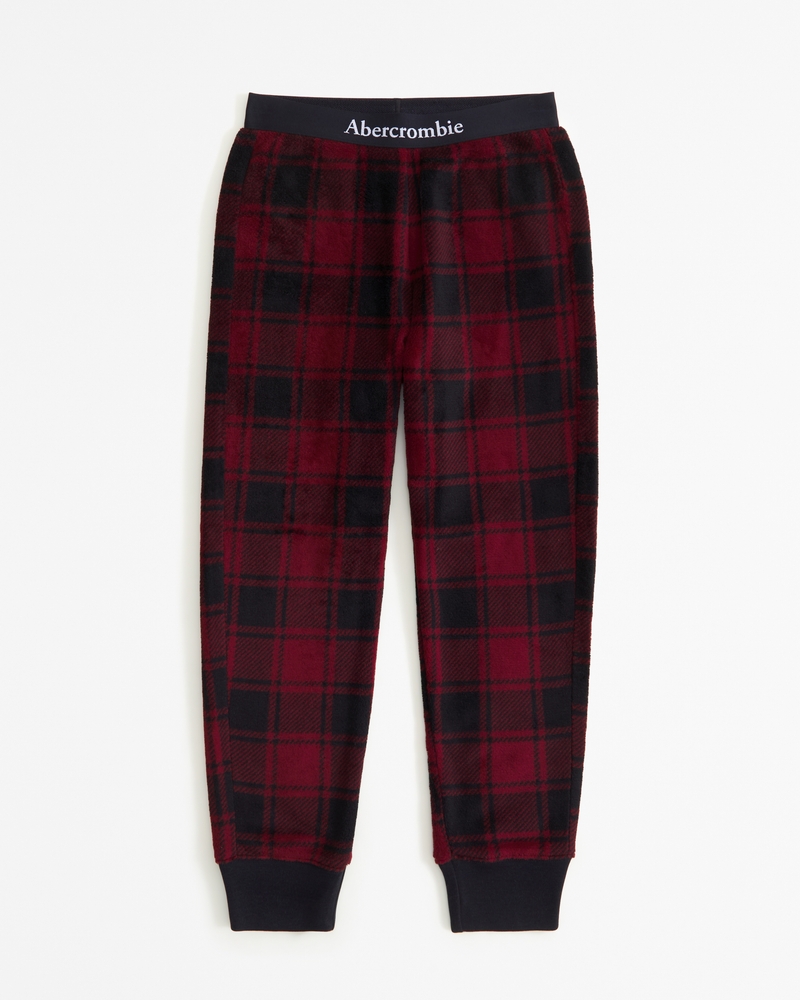 Plaid joggers online