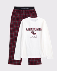 flannel pajama set