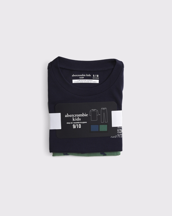 pant pajama set, Navy view 2