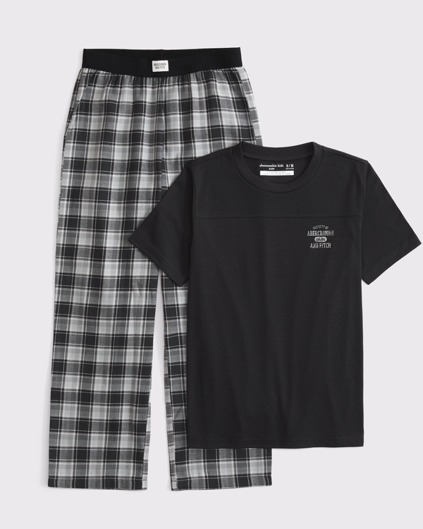 pant pajama set, Charcoal view 1