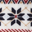 white fair isle print