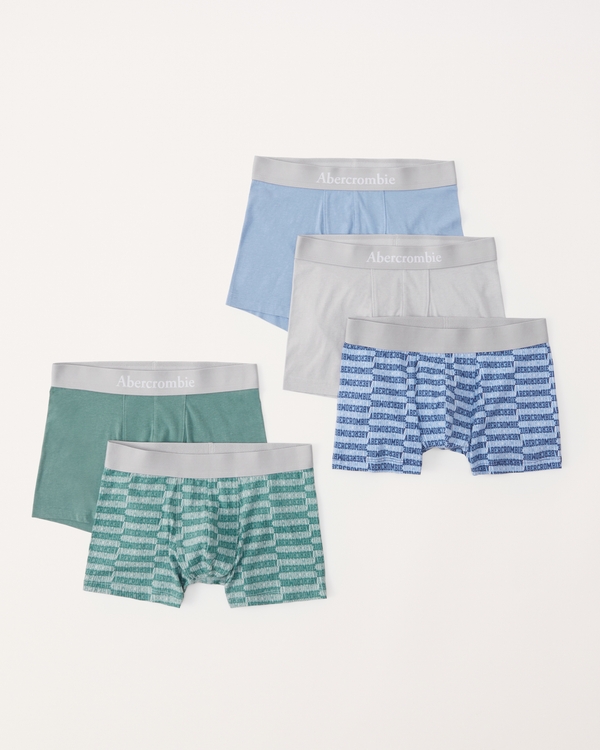 5-pack boxer briefs, Blue And Green Multi